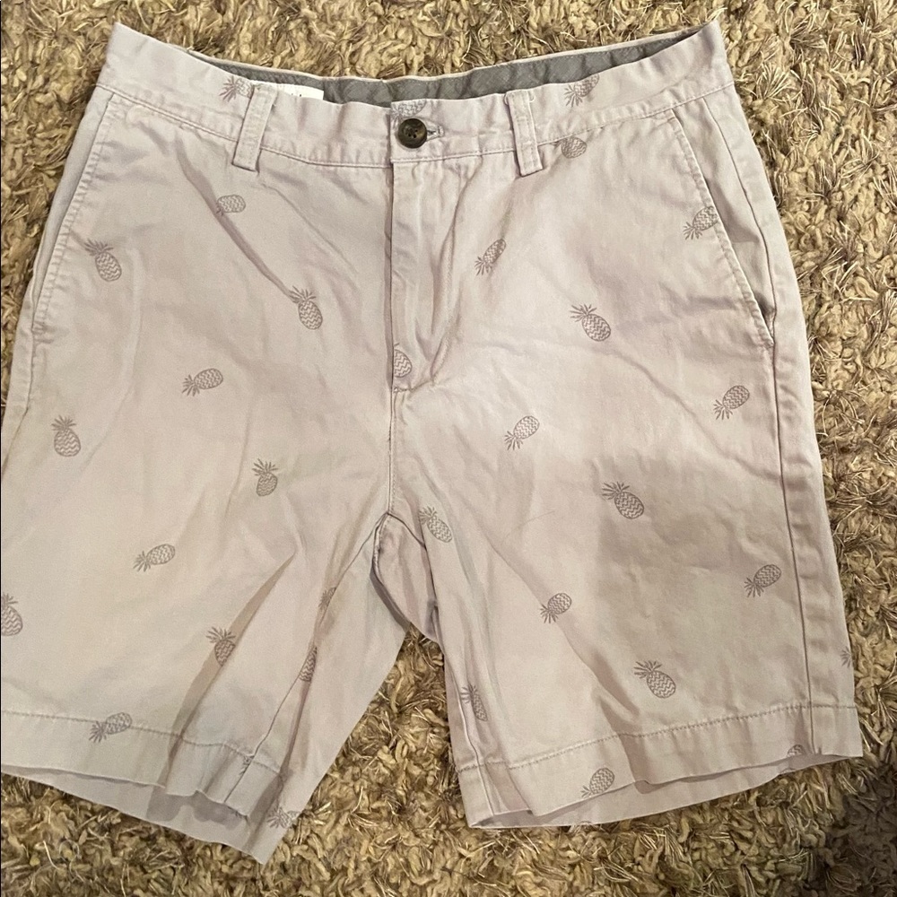 Mens shorts pineapple print